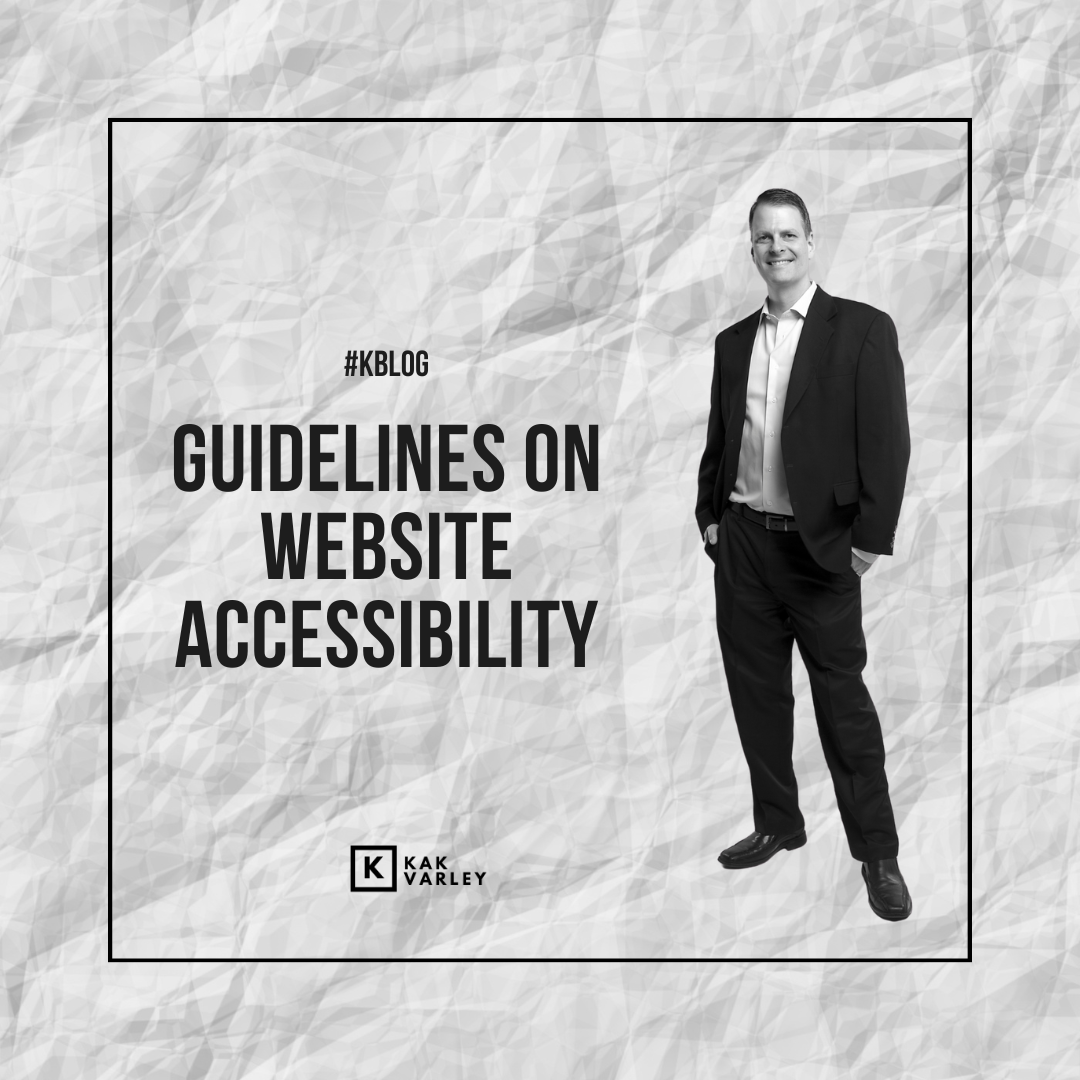 guidelines on website accessibility