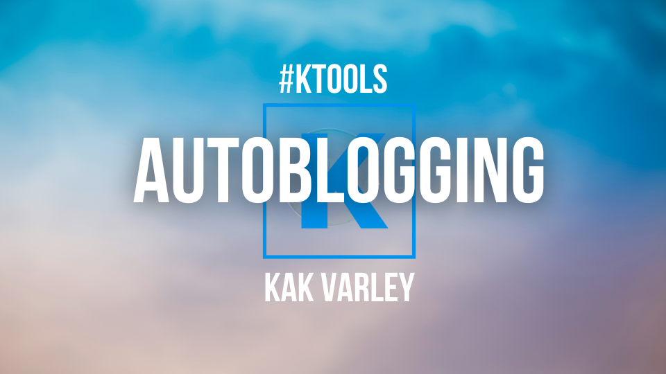 Creating Blogs with AutoBlogging